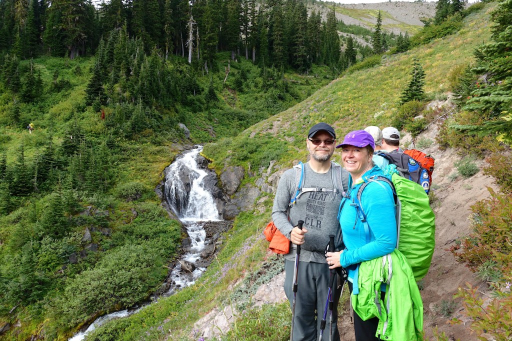 Beautiful waterfalls, a bit of sun