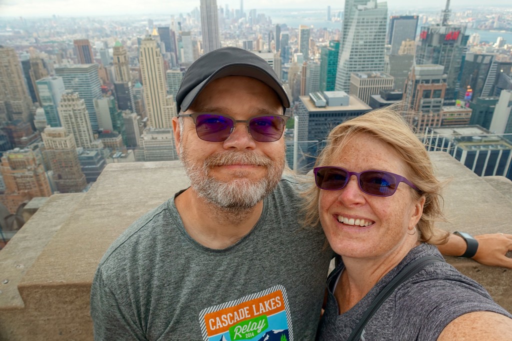 Selfie from atop the New York View Rockefeller Center