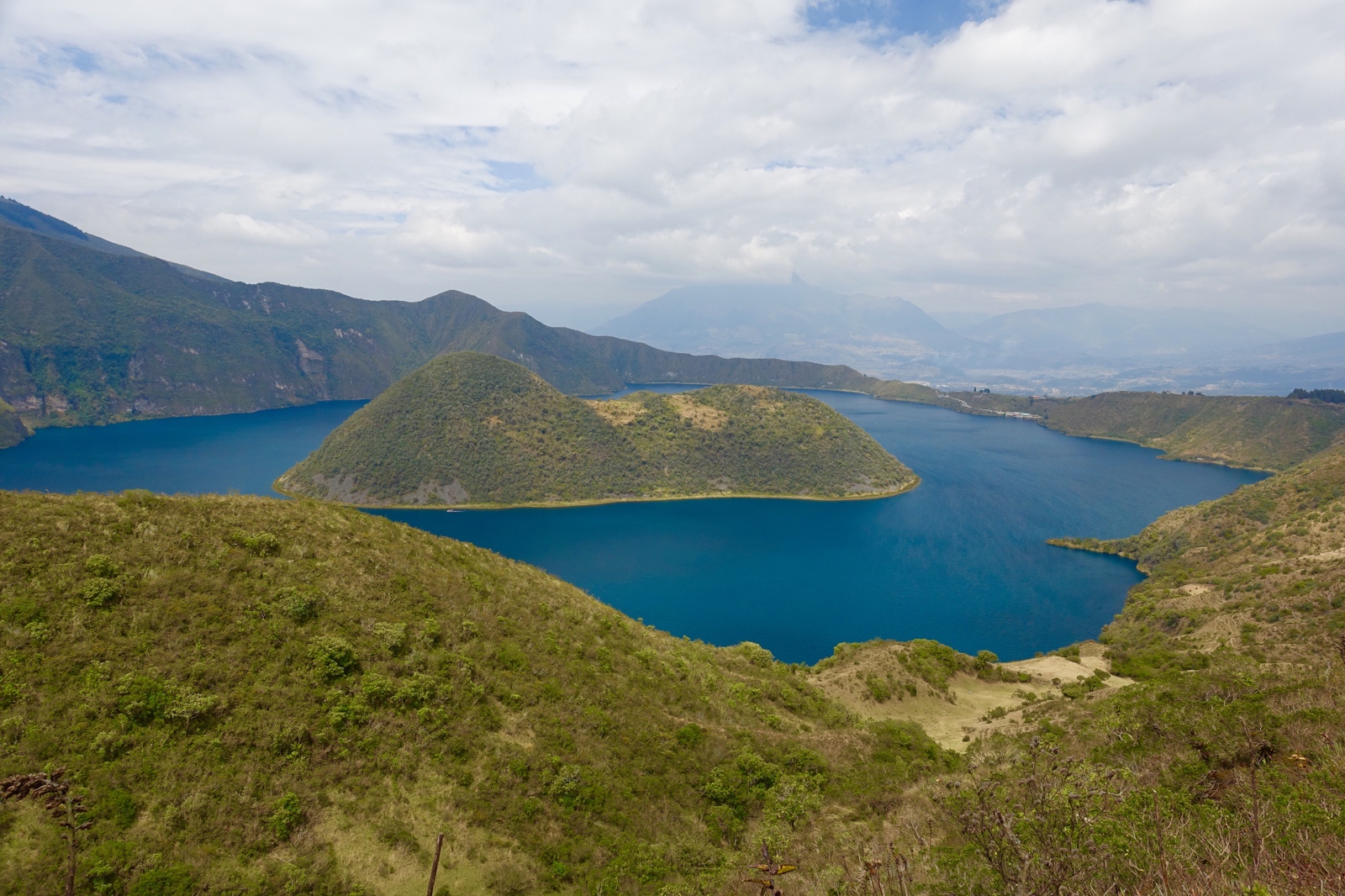 The amazing crater lake of Cotacachi, Ecuador