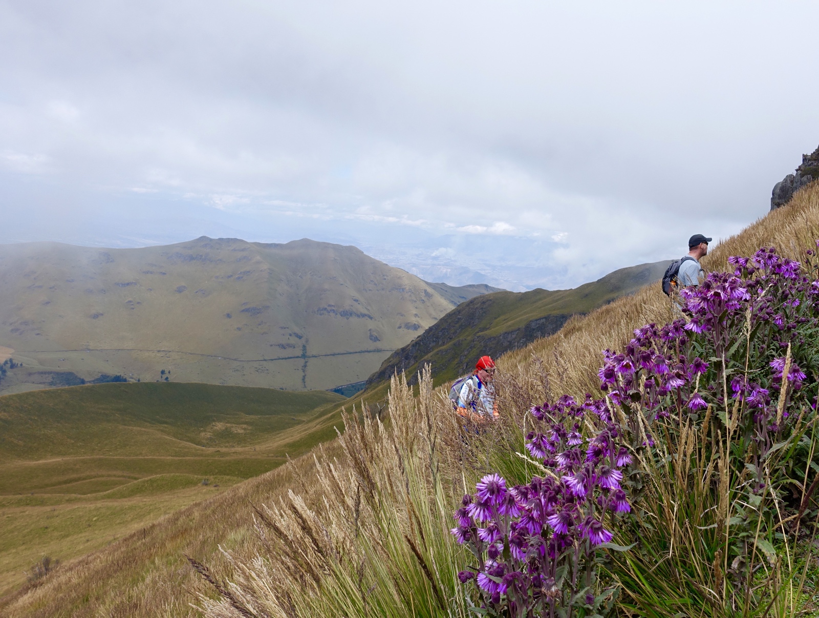 Glenn and Jorgen making their way up Fuya Fuya.