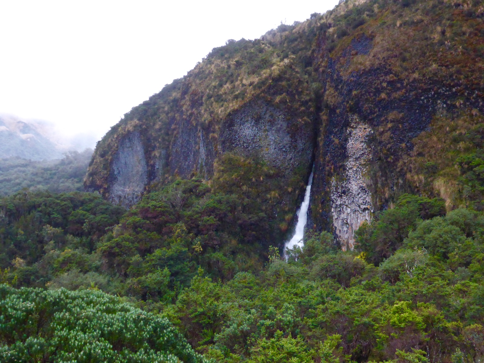 hiking to Papallacta