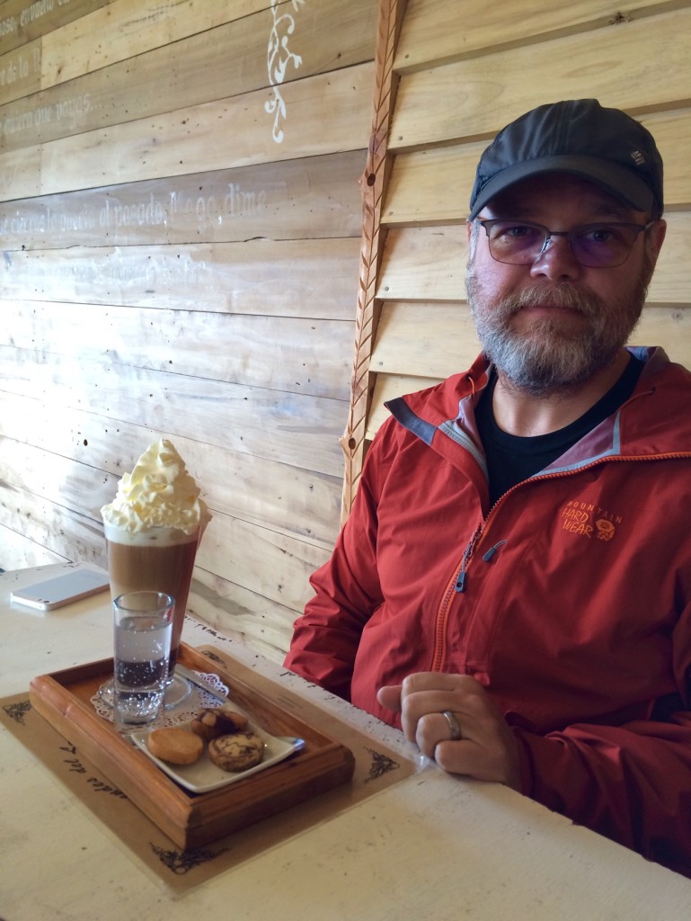 Sure, I'll have some whipped cream with my cookies...if it's what the locals do.