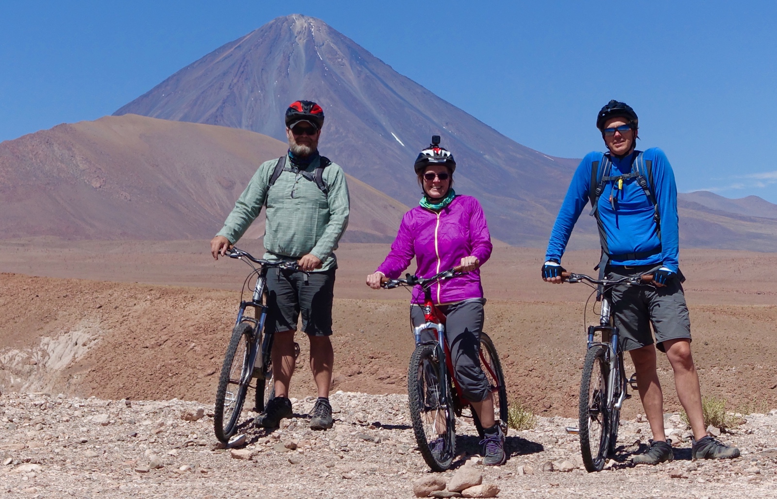 biking in the Atacama desert