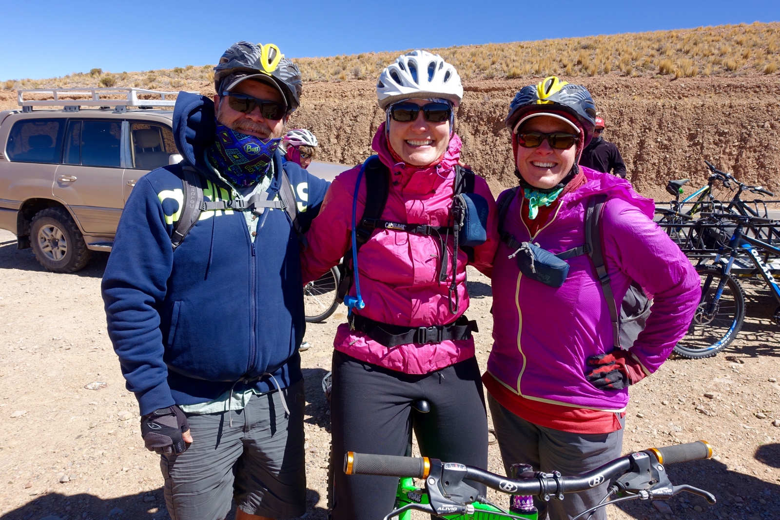 biking Uyuni Salt Flats