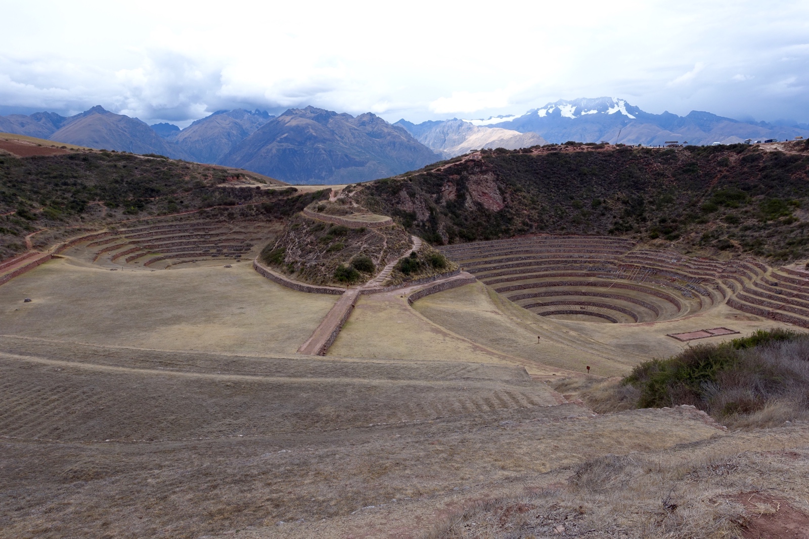 Another stunning view looking over the Inca ruins at Moray.