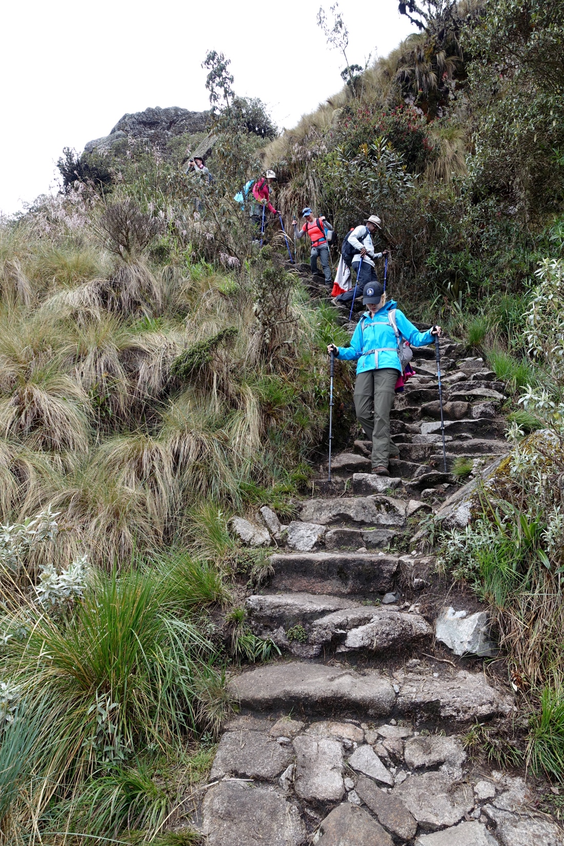 hiking the Inca Trail, Machu Picchu
