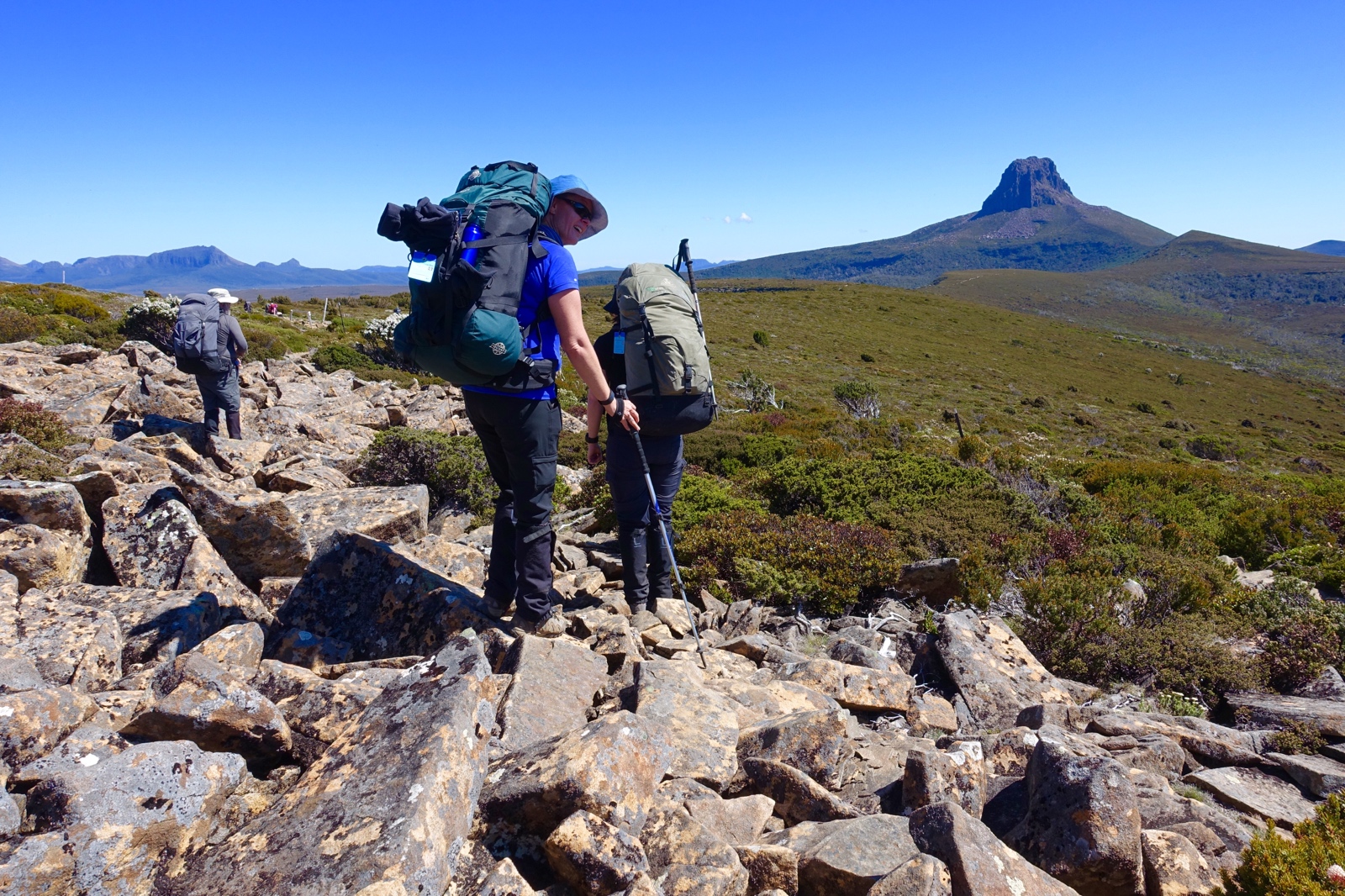 backpacking Overland Track, Tasmania