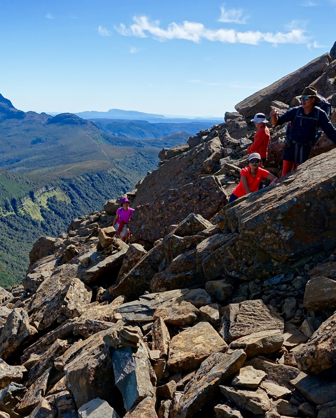 Barn Bluff summit, Tasmania