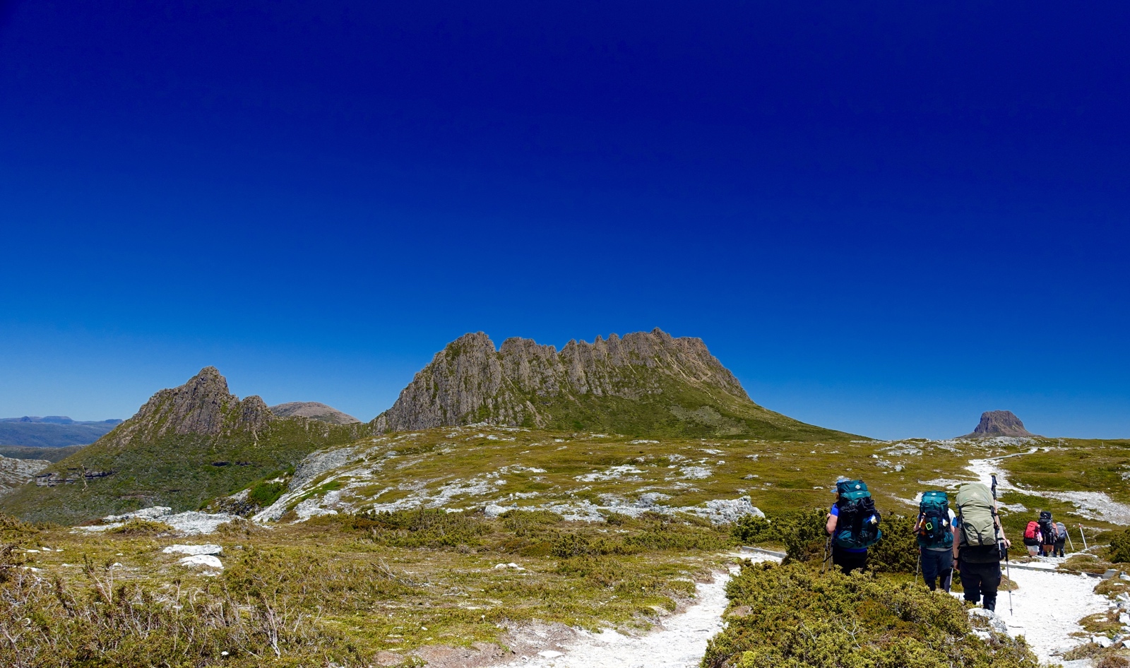backpacking Overland Track, Tasmania