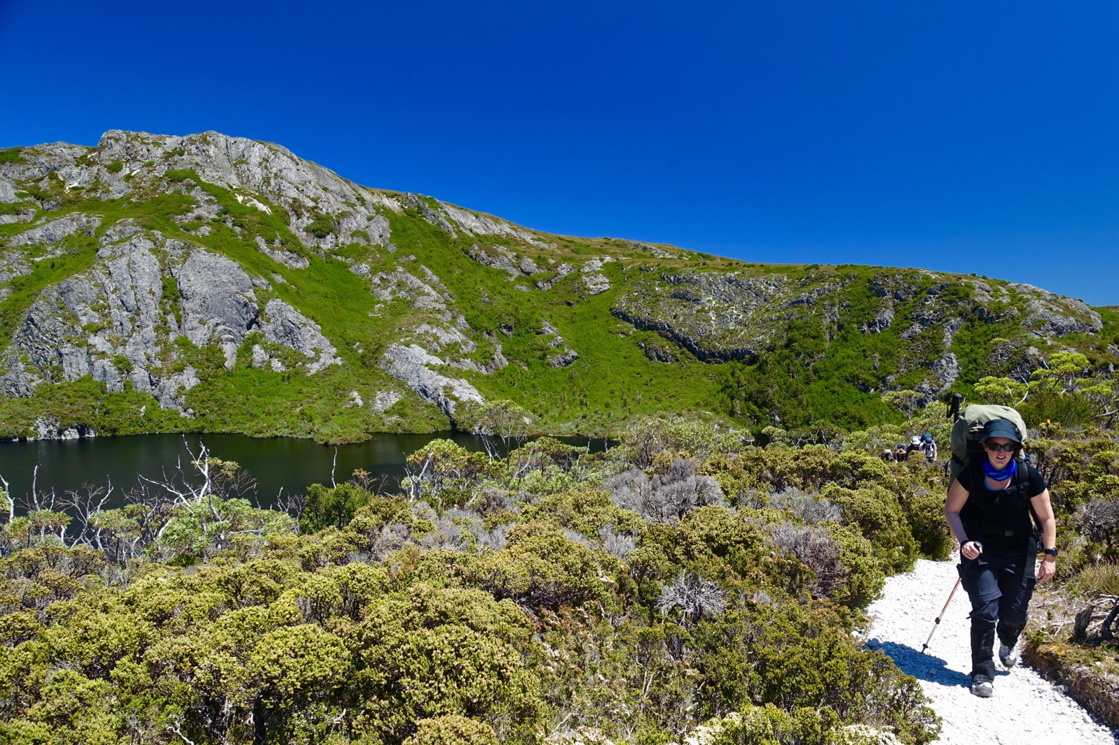 backpacking Overland Track, Tasmania