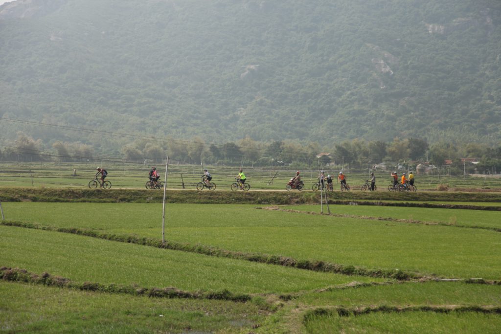 Biking through the rice paddies was beautiful - just as I imagined it would be.