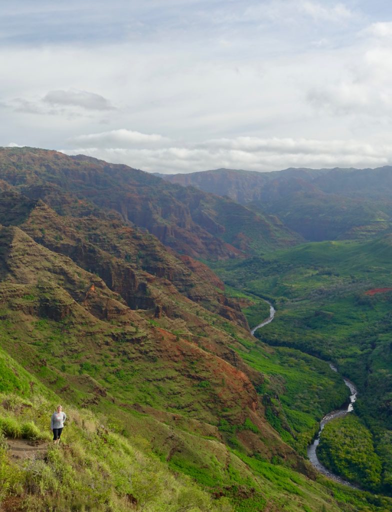 A grand vista as we start our climb up into the canyon.