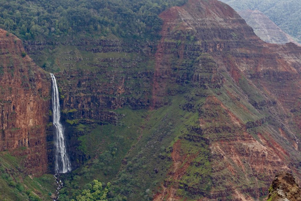 Waipo'o Falls in Waimea Canyon State Park.