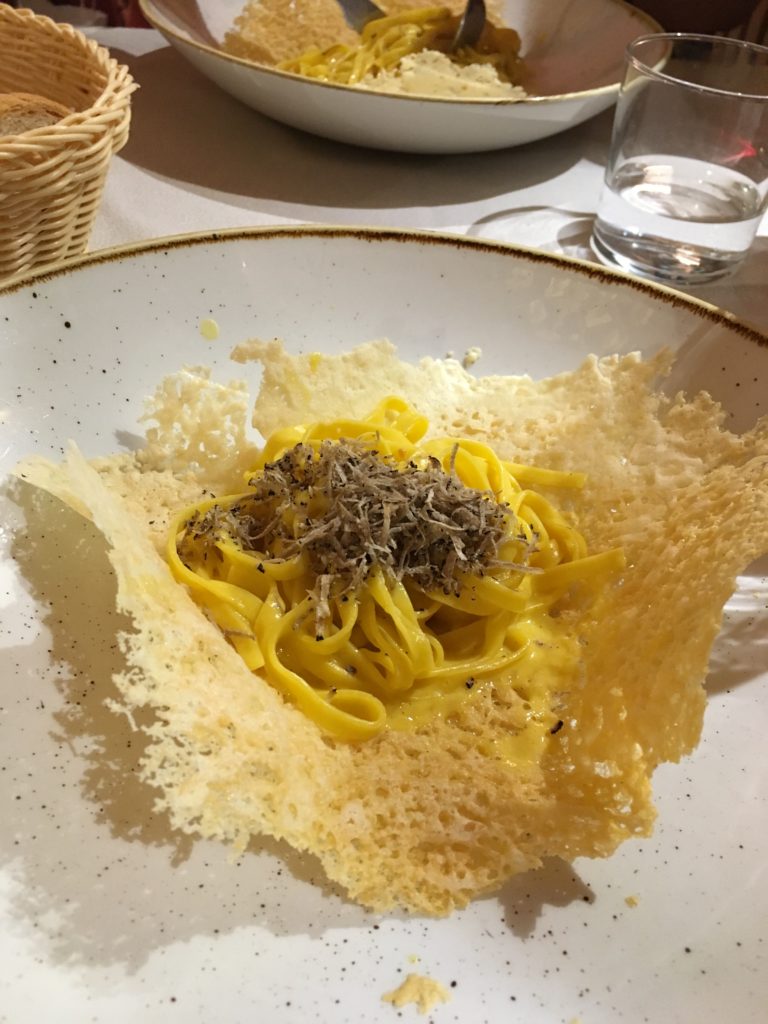 Black truffle pasta. Yum!