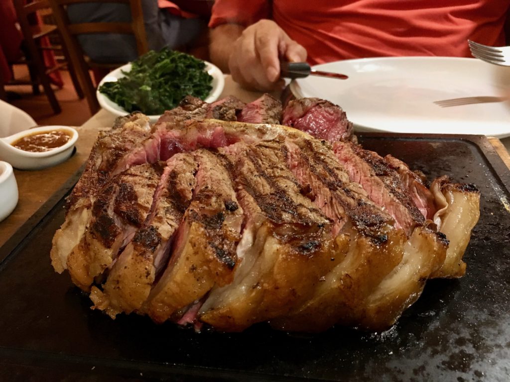 Bistecca alla Fiorentina - a massive steak