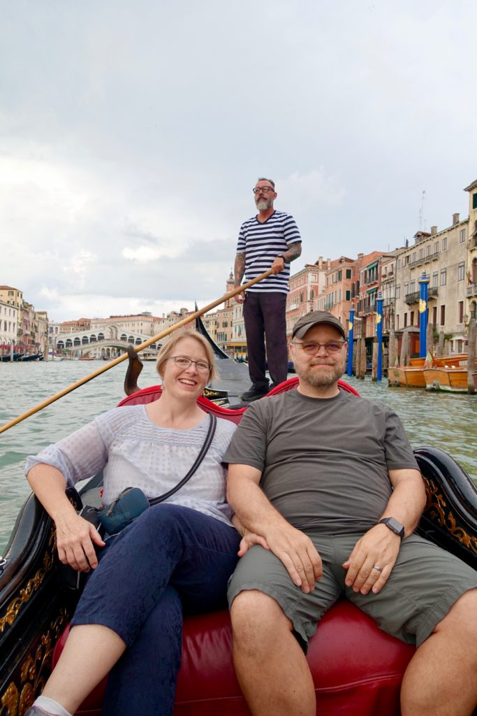 Me, Glenn and our gondolier 