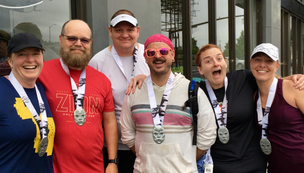 Some friends from our running club