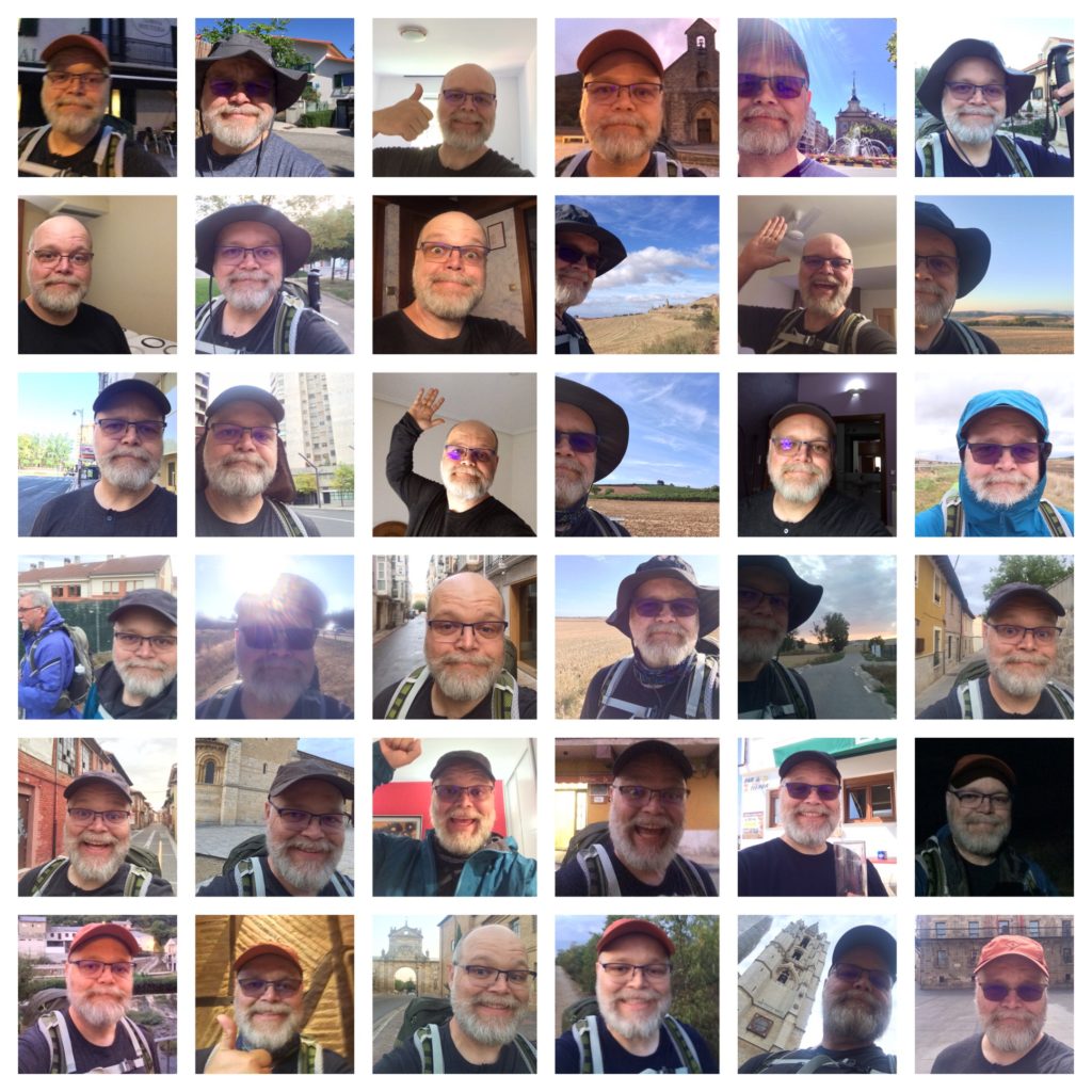 Glenn's "proof of life" selfie that he sent me everyday