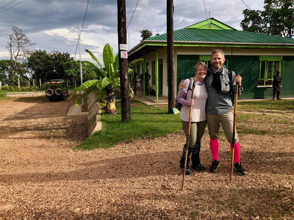 John and I outside of the park ranger station