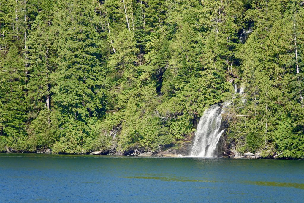 Waterfalls lined the channels, especially after the recent rains.