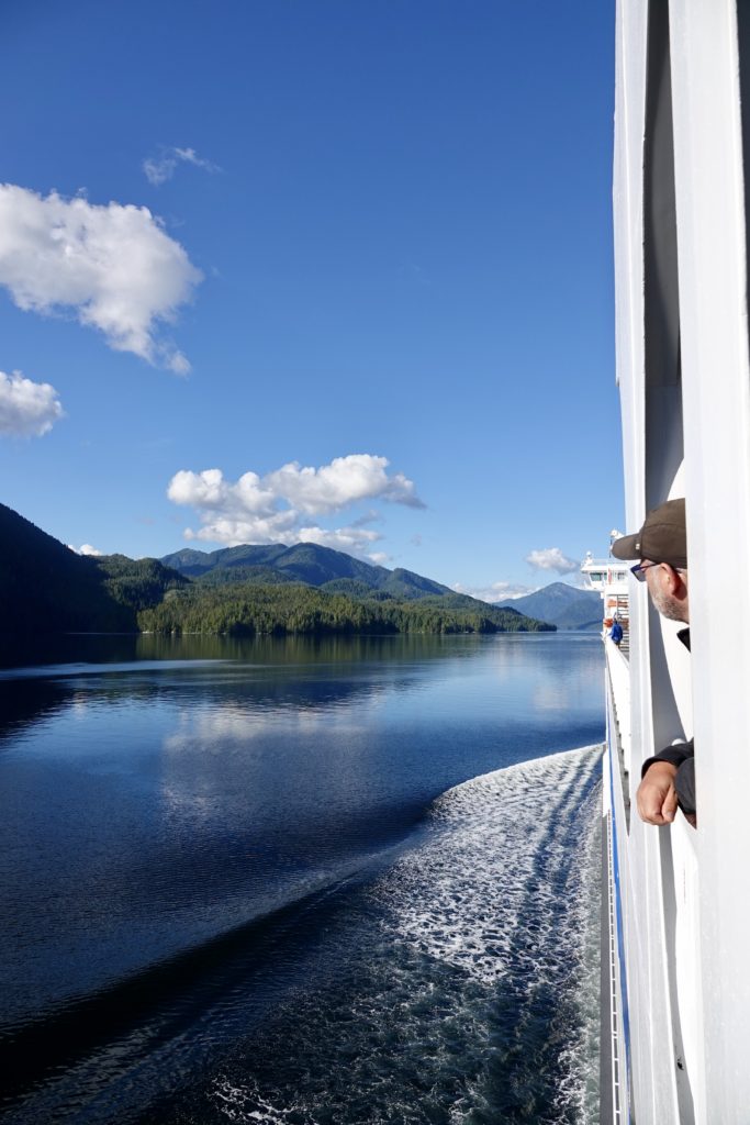 Glenn enjoying the view and fresh air.