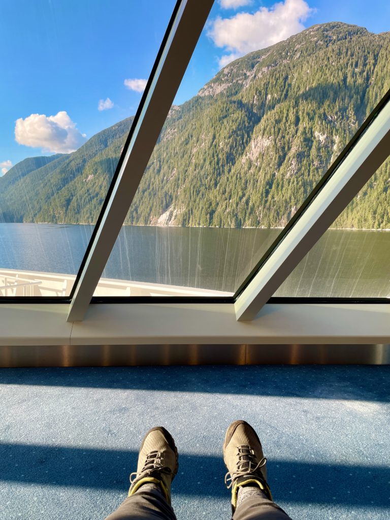 View from the seats we purchased in the lounge