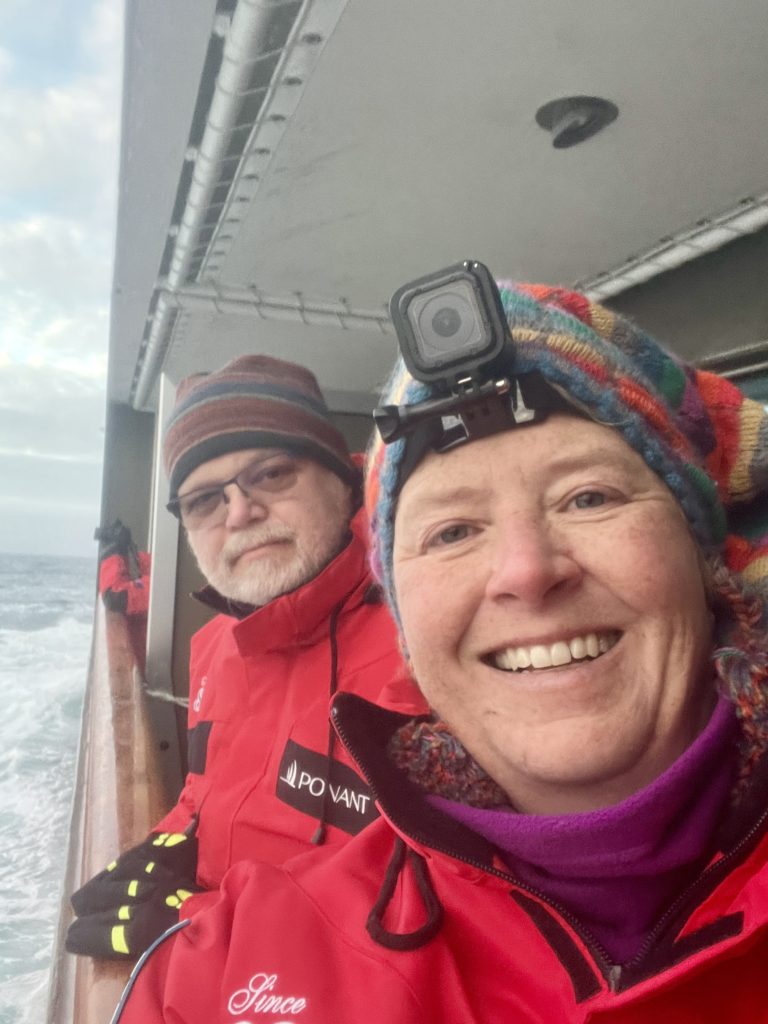 Groggy-eyed selfie from a 2:30 AM sunrise wake up call, but bundled up and ready to see an eclipse. 