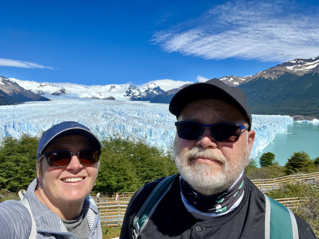 A myriad of viewpoints of the glacier.